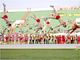 Acrobats perform at the closing ceremonies.(Photo: Reuters)