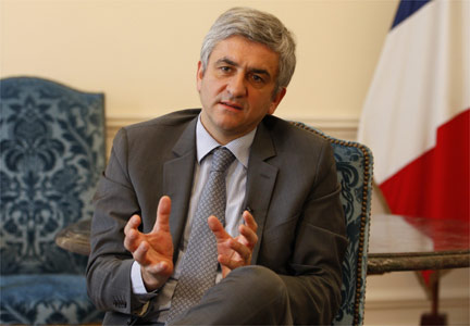 French Defense Minister Hervé Morin, Paris, 17 March 2009.(Photo: Reuters)