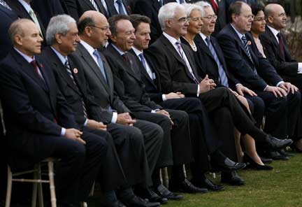 Finance ministers, central bank governors and heads of institutions at the G20 meeting(Photo: Reuters)