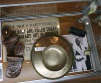 Items belonging to Gandhi, including a plate and bowl, and leather sandals(Photo: Reuters)