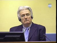 Radovan Karadzic on trial at the ICTY(Credit: ICTY)