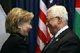 Clinton (L) with Abbas(Photo: Reuters)