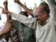 President Beshir in front of supporters in Khartoum in 2008.(Photo: AFP)
