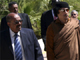 African Union chairman Moamer Kadhafi welcomes Sudanese President Omar al-Beshir to Libya on 26 March 2009.(Photo: Reuters)