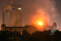 Smoke and fire billows out of the Taj Hotel during 2008's attacks on Mumbai(Photo: Reuters)