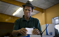 A man votes in Cape Town(Photo: Reuters)