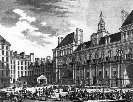 Hotel de Ville, in the second year after the Revolution.(Walter Markov, Albert Soboul)