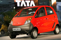 Tata's Nano car aims at middle-class consumers, but its factory casued rural protests( Photo: Reuters )