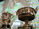 Roland Garros tropies displayed during the draw ceremony, 22 May 2009(Photo: Reuters)