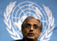 The UN's Vijay Nambiar speaks during a media conference in central Colombo(Photo: Reuters)