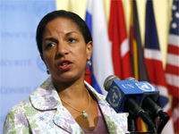 US Ambassador to the UN Susan Rice at UN Headquarters in New York on 25 May(Photo: Reuters)