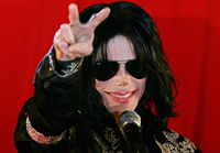 Michael Jackson at a press conference in London in March, 2009.(Photo: AFP)
