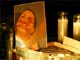 A shrine to Neda, a young woman killed in Iranian protests, in San Diego 24 June 2009(Credit: Reuters)