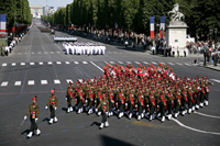 An Indian army regiment marches on the Champs Elysees(Photo: Reuters)