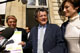 France's Ecology Minister Jean-Louis Borloo (C) pictured with former French prime minister Michel Rocard (L) and Junnior Minister for Ecology Chantal Jouanno (R) as they present proposals for a carbon tax to the media in Paris on 28 July 2009(Photo: Reuters/Benoit Tessier)
