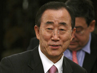 U.N. Secretary-General Ban Ki-moon on Thursday ahead of his trip to Myanmar(Photo: Reuters)