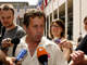 Guy Eyermann, French CGT labour union representative of collapsed French car parts maker New Fabris, speaks to the media early in the dispute(Photo: Reuters)
