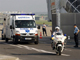 An ambulance carrying Bahia Bakari arrival her arrival back in France on 2 July 2009(Photo: Reuters)