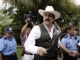 Deposed Honduras president Manuel Zelaya leaving the Nicaraguan capital Managua.(Photo: Reuters)