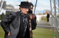 Hallyday arrives to inaugurate the Zenith concert hall of Saint-Etienne in 2008(Photo: AFP)