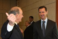 George Mitchell meets President Bashar al Assad
(Photo: Reuters)