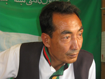 Afghan presidential candidate Ramzan Bashardost.(Photo: T. Cross)