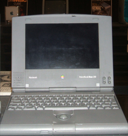 1991 Mac laptop Duo 230(Photo: A O'Donnell)