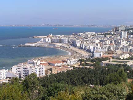 The coast of Algiers, as seen from the basilica of Our Lady of Africa.(Photo : Wikipedia)