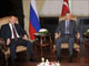 The Turkish, Russian and Italian Prime Ministers discuss energy in Ankara on Thursday(Photo: Reuters)