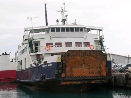 File photo of Princess Ashika, the ferry that sank northeast of Tongan capital Nuku'alofa(Photo : Reuters)