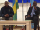 Democratic Republic of Congo President Joseph Kabila and his Rwandan counterpart Paul Kagameat discuss peace, diplomacy and trade Thursday on the border near Goma, in eastern Congo.(Photo: Reuters)