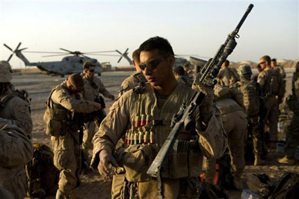 US soldiers in Helmand, South Afghanistan.(Photo: AFP)