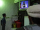 The presidential debate is televised in a restaurant in Kabul on Sunday(Photo: Reuters)