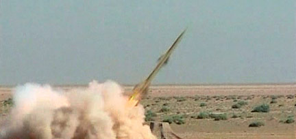 Footage of a missile launch is seen at an unknown location in this video grab from Iranian state television Press TV(Photo: Reuters)