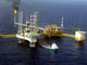 An offshore oil and gas production platform at Amenam in the Niger Delta(Credit: AFP)