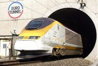 A Eurostar train emerges from the Eurotunnel in 2006(Photo: AFP)