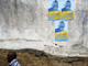 A Libreville man walks past election posters for Zacharie Myboto, one of the 23 declared presidential candidates(Photo: Reuters)