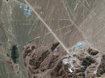 Iran's nuclear fuel facility near Qom, pictured in a GeoEye satellite photograph(Photo: Reuters)