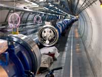 Parts of CERN's Large Hadron Collider in April, 2008(Photo: CERN/Maximilien Brice)