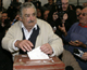 Former guerrilla leader and Uruguay presidential candidate Jose Mujica casts his vote (Photo: Reuters)