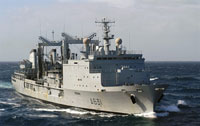 French navy fuel tanker La Somme(Photo: French navy handout/AFP)