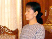 Aung San Suu Kyi, 2 February 2009.(Photo: Reuters)