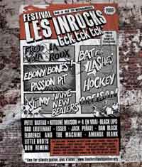 Inrocks 2009 festival poster(Photo: <a href="http://www.lesinrocks.com/" target="_blank">http://www.lesinrocks.com/</a>)