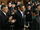 U.S. President Barack Obama is thanked after holding a town hall meeting with future Chinese leaders at the Shanghai Science and Technology Museum in Shanghai, 16 November 2009.(Photo: Reuters)