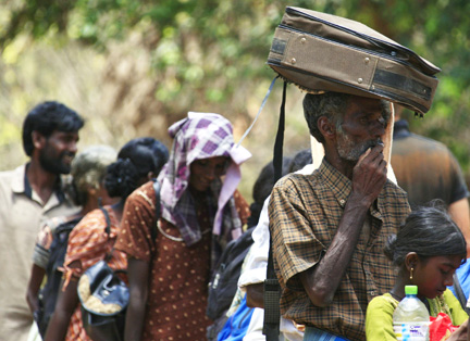 Refugees in northern Sri-Lanka.(Photo: Reuters)
