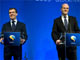 Russian President Dmitry Medvedev (L) and  Sweden's Prime Minister Fredrik Reinfeldt(Credit: Reuters)