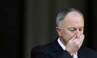 Ireland's Minister for Justice Dermot Ahern pauses as he addresses the media after the publication of a report into child abuse in Roman Catholic institutions in the Archdiocese of Dublin during 1975 to 2004(Photo: Reuters)