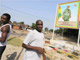  A billboard in Conakry featuring Guinea's military junta leader Moussa Dadis Camara(Credit: Reuters)