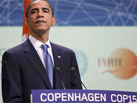 US President Barack Obama addressing the UN climate change conference in Copenhagen(Photo: Reuters)