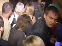 An image from video grab shows people rushing out of the Lame Horse nightclub in Perm, Russia(Credit: Reuters)